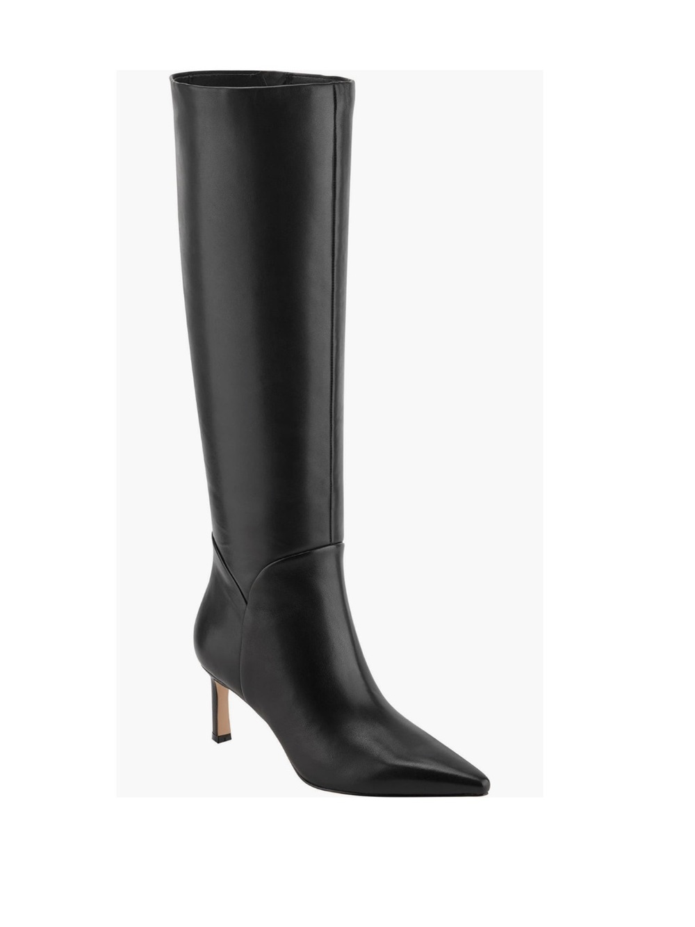 NWT Marc Fisher Sabrina Black Knee High Pointed Toe Women's Boot